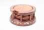 Handcrafted | Wooden Coaster Tyre | SHG Product | Punjab | Natural Wood | Eco-Friendly | Set of 6