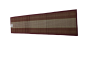  Table Runner Mk R & White 12×48 Inch