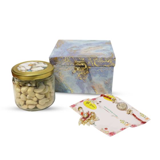 Two Bhai Dooj Gift Box with Cashew || Bhai Dooj Special Gift Box || Saras Aajeevika