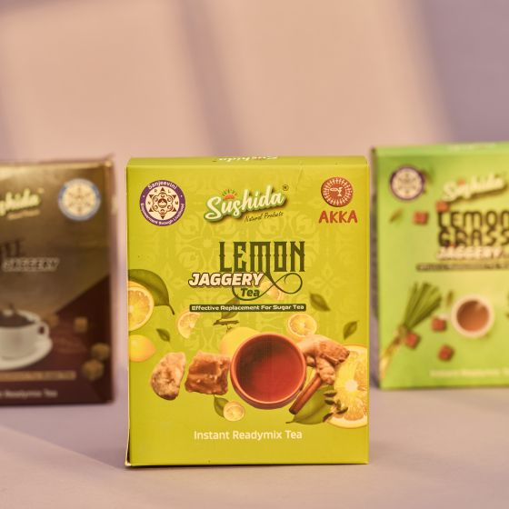 Sushida Jaggery Lemon Tea || 500 Gm || Saras Aajeevika