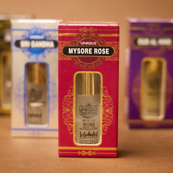 Unique Attar Roll-On || Mysore Rose || 8 ml || Saras Aajeevika