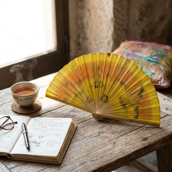 Bamboo Wall Hanging Fan 22 inch || Saras Aajeevika