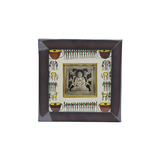 Dhokra Brass Soura Art Budha Frame 9*9" || Frame || Saras Aajeevika