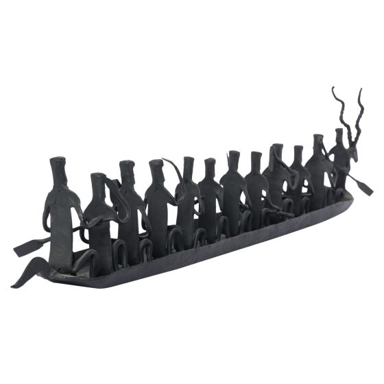  Boat Wrought Iron Black Colour Big Size