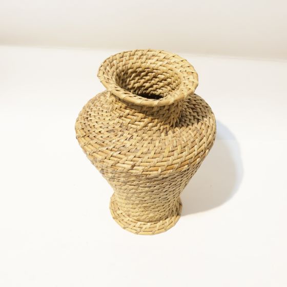 Vase Cane Craft || Brown || Saras Aajeevika