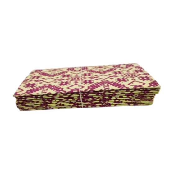Handcrafted Gift Envelopes | Yellow & Red Shapes | Set of 10 | 3.5" x 7" | SHG Product