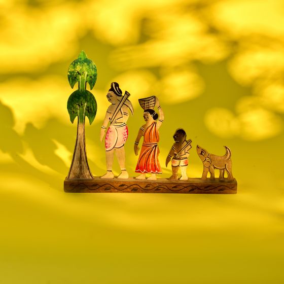 Village Wooden Figurine || Saras Aajeevika