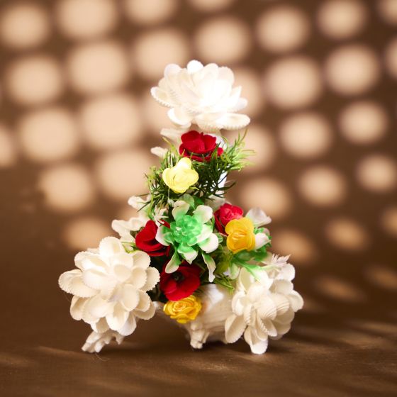 Handcrafted Seashell Flower Showpiece || Saras Aajeevika