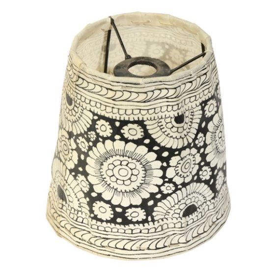Lamp Goat Leather Handpainted 5