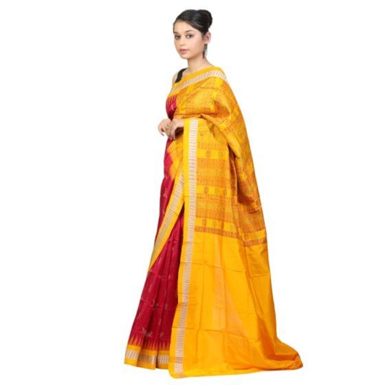 Saree Sambalpuri Pata Silk Big Booty