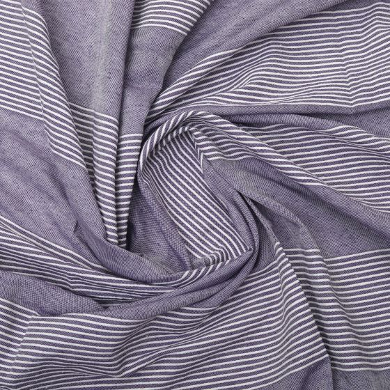 Bedspread Cotton Purple With White Line 90x60 (Single Bed Sheet without Pillow Cover)
