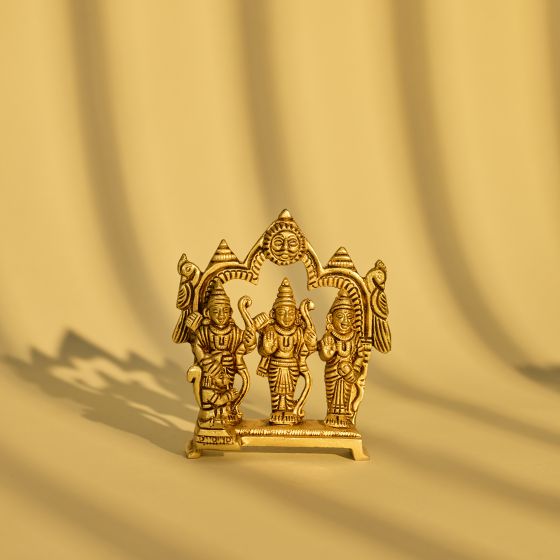 Brass Ram Darbar Idol 4 inch || Saras Aajeevika