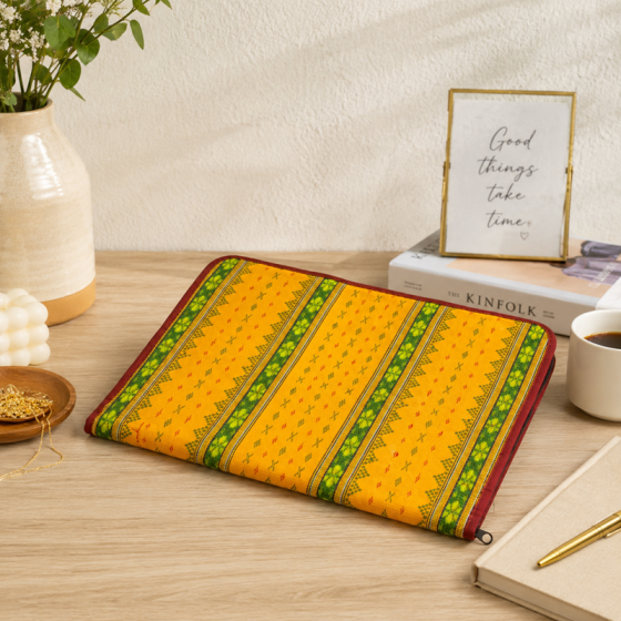 Bamboo File Folder Orange 13*10 inch || Saras Aajeevika