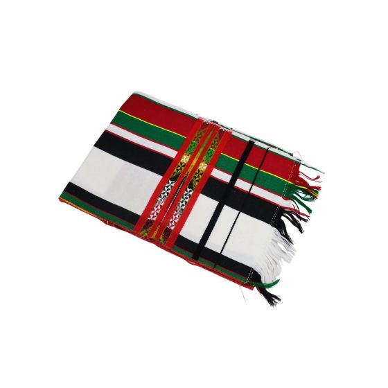 Handloom Mizoram Cotton Muffler || Multi Colour || Saras Aajeevika