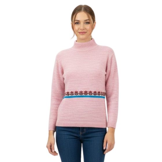 Wool Sweater Pink Color || M Size || Unisex || Saras Aajeevika