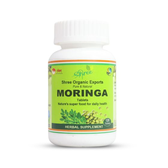 Shree Organic Moringa || Pack of 120 Tablets || Saras Aajeevika