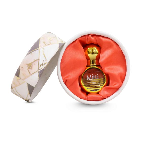 Mitti Attar Round Box (10ml x 1) || Unique Collection of Natural Attar from Kannauj || Saras Aajeevika