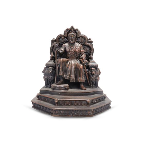 Polyrasin Shivaji Maharaj Statue || Dark Brown Color || 5 inch || Saras Aajeevika