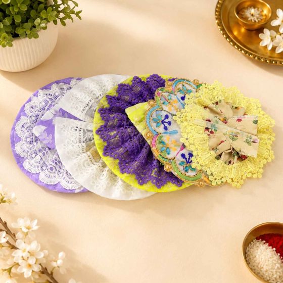 Ladoo Gopal Clothes No 1 || Set of 5 || Size 5.5 inch || Multi Colour || Saras Aajeevika