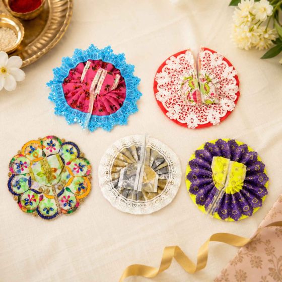 Ladoo Gopal Clothes No 2 || Set of 5 || Size 6 inch || Multi Colour || Saras Aajeevika