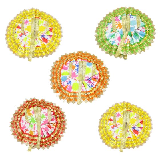 Ladoo Gopal Clothes No 2 || Set of 5 || Size 6 inch || Multi Colour || Saras Aajeevika