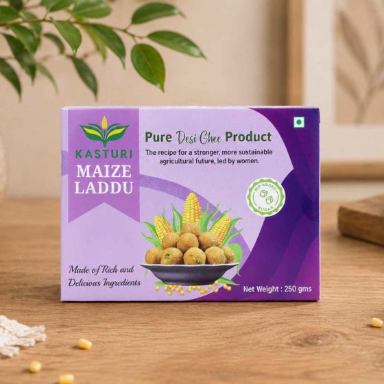 Saras Aajeevika Maize (Makka) Laddu – 250 g || Traditional Handmade Sweet || Made by Rural SHG Women