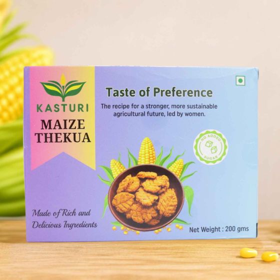 Saras Aajeevika Maize (Makka) Thekua – 200 g || Traditional Handmade Sweet || Made by Rural SHG Women