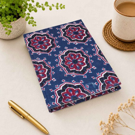 Handmade Paper Diary || Size 7x5 || Blue Colour || Saras Aajeevika