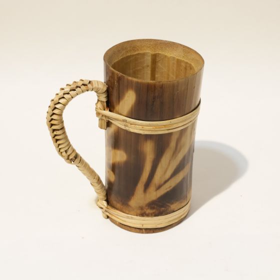 Bamboo Beer Mug || Brown || Saras Aajeevika