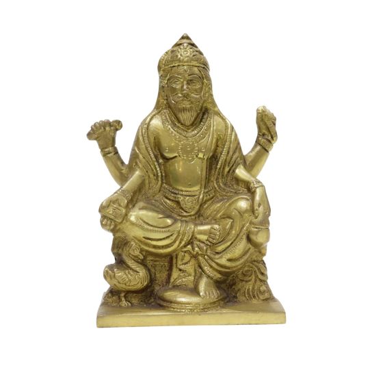 Vishwakarma Brass Metal 7 Inch || Decorative Item for Home || Saras Aajeevika