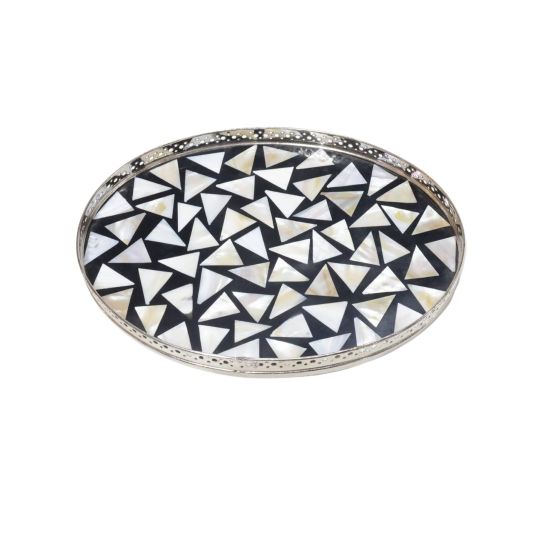 Patterns Printed Wooden Tray S || Wooden Tray Handmade by Rural SHG || Saras Aajeevika