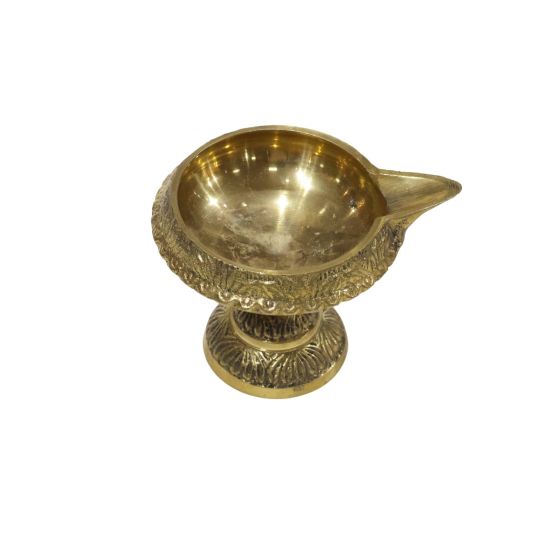 Brass Deepak Stand B || Saras Aajeevika