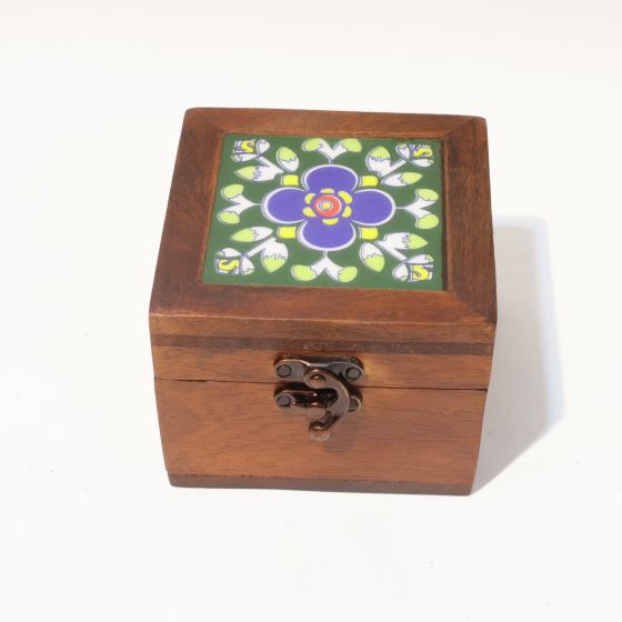 Blue Pottery Single Box || Saras Aajeevika