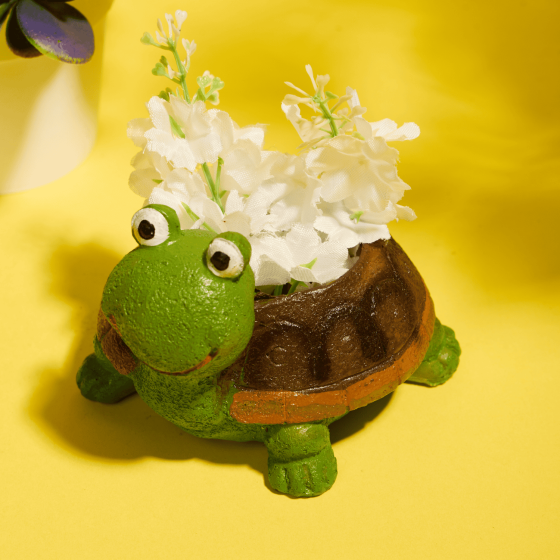  GREEN TURTULE-POT
