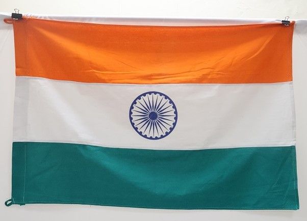 Indian Flag Satin 2.5 Ft × 3.75 Ft || National Flag Made by Rural SHG Haryana || Saras Aajeevika