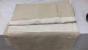  BEDSPREAD COTTON LIGHT BROWN WHITE LINE 90 X 100 Inch