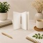 Handmade Paper Diary || Plain Bahi || Size 8x6 || White Colour || Saras Aajeevika
