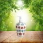 Khurja Pottery Dispenser Big Red Green Leaf | Saras Aajeevika