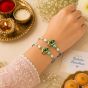 Rakhi Set Mor Pankh for 2 Brothers || Set of 2 || Saras Aajeevika