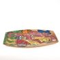 Kalighat Trable Painting Wooden Tray 12*7" || Saras Aajeevika