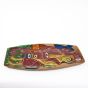 Kalighat Trable Painting Wooden Tray 12*7" || Saras Aajeevika