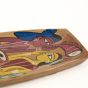 Kalighat Trable Painting Wooden Tray 12*7" || Saras Aajeevika