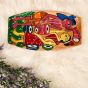 Kalighat Trable Painting Wooden Tray 12*7" || Saras Aajeevika