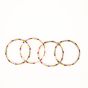 Beads Bangles || Red,Yellow and Blue Colors || Set of 4 || Saras Aajeevika