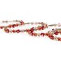 Beads Bangles || Red, Orange and Silver Color || Set of 4 || Saras Aajeevika
