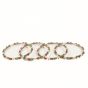 Beads Bangles || Green, White and Red Colors || Set of 4 || Saras Aajeevika