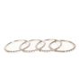 Beads Bangles || Silver & Purple Color || Set of 4 || Saras Aajeevika