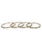 Beads Bangles || Blue, Orange and Silver Color || Set of 4 || Saras Aajeevika