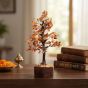 Handmade Stone Decorative Tree Orange Colour || Saras Aajeevika
