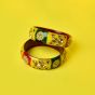 Lac Bangle Kada || Multi Color || Set of 2 || Saras Aajeevika